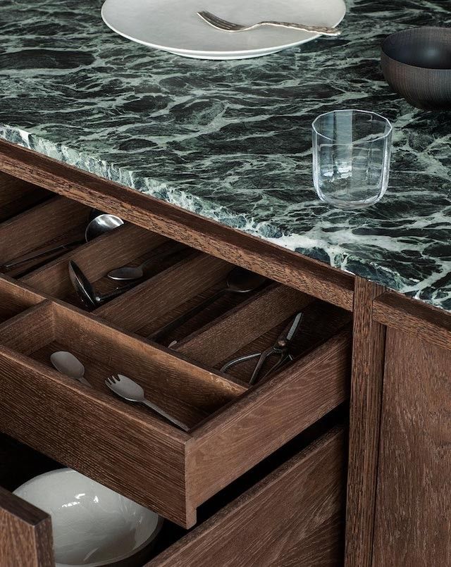 encimera verde alpi marmol